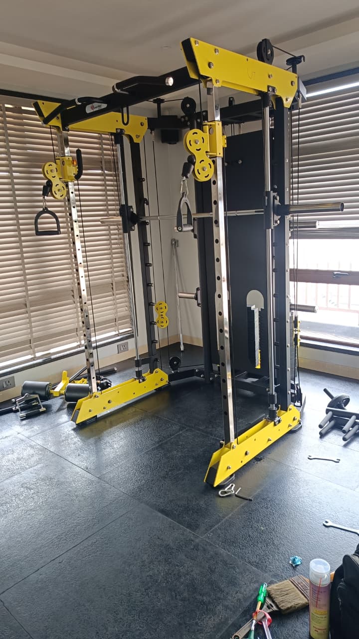 Multi-station gym fit-out at Ambedkar Stadium, Tirupati
